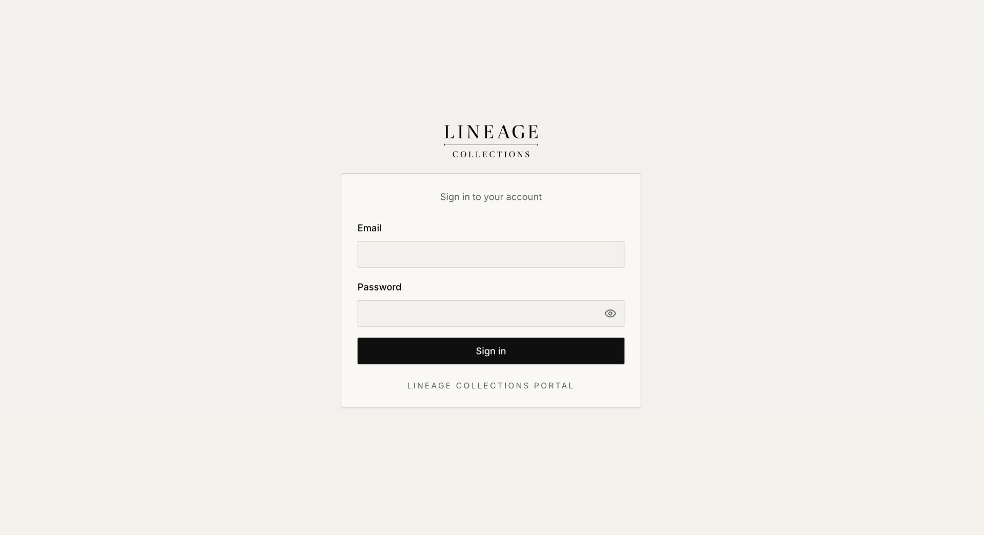 Branded sign-in