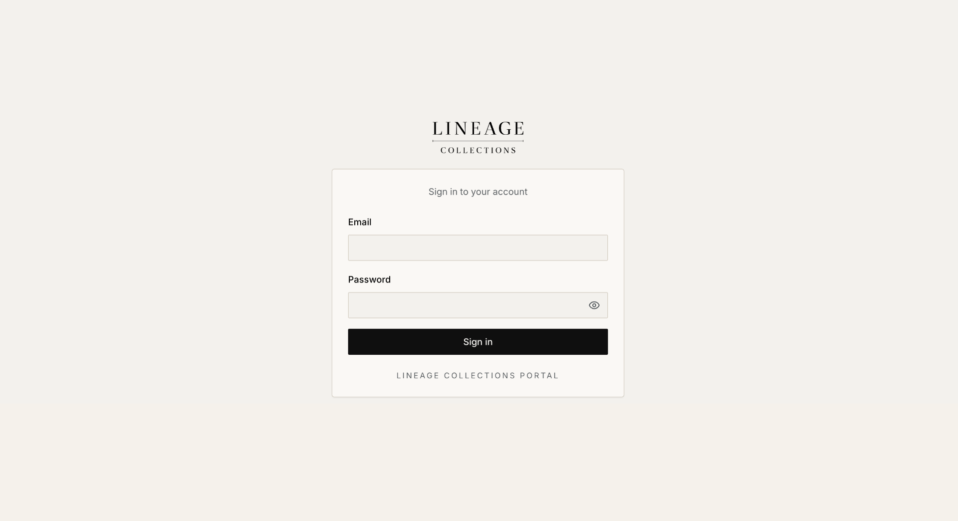 Branded sign-in